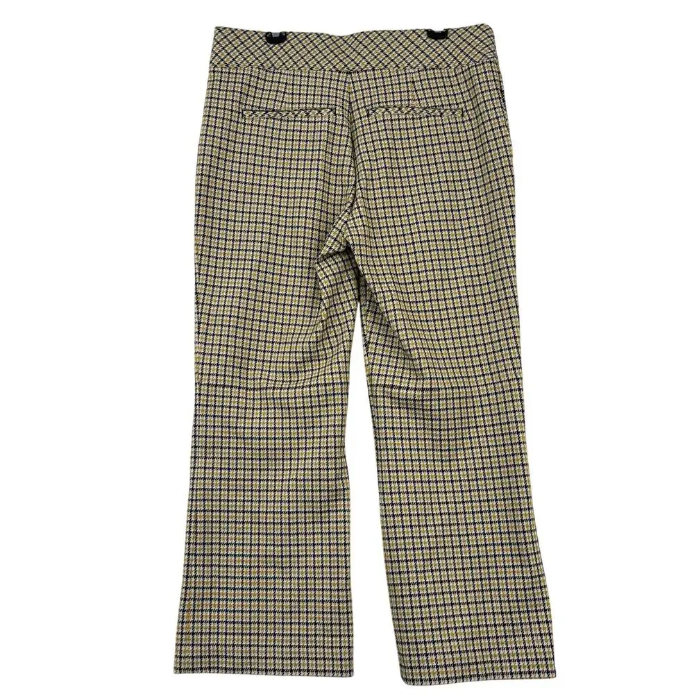 Spanx The Perfect Ankle Pants Kick Flare Size 1X Dijon Houndstooth Ponte Pull On - Picture 8 of 13